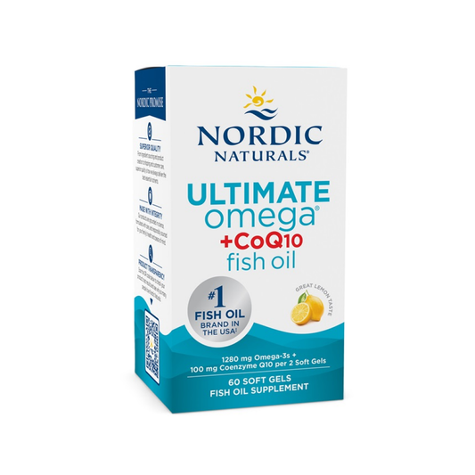 NORDIC NATURALS ULTIMATE OMEGA + COQ10 1280MG LEMON (EAN 768990891151) - 60 SOFTGELS