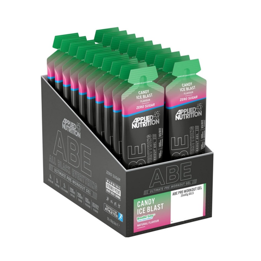 APPLIED NUTRITION ABE - ALL BLACK EVERYTHING GEL CANDY ICE BLAST - 20 X 60G