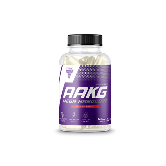 TREC NUTRITION AAKG MEGA HARDCORE CAPS - 240 CAPS