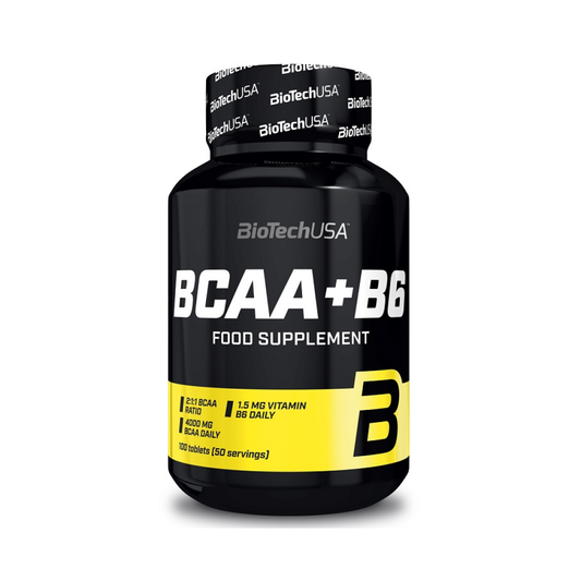 BIOTECHUSA BCAA + B6 - 100 TABLETS