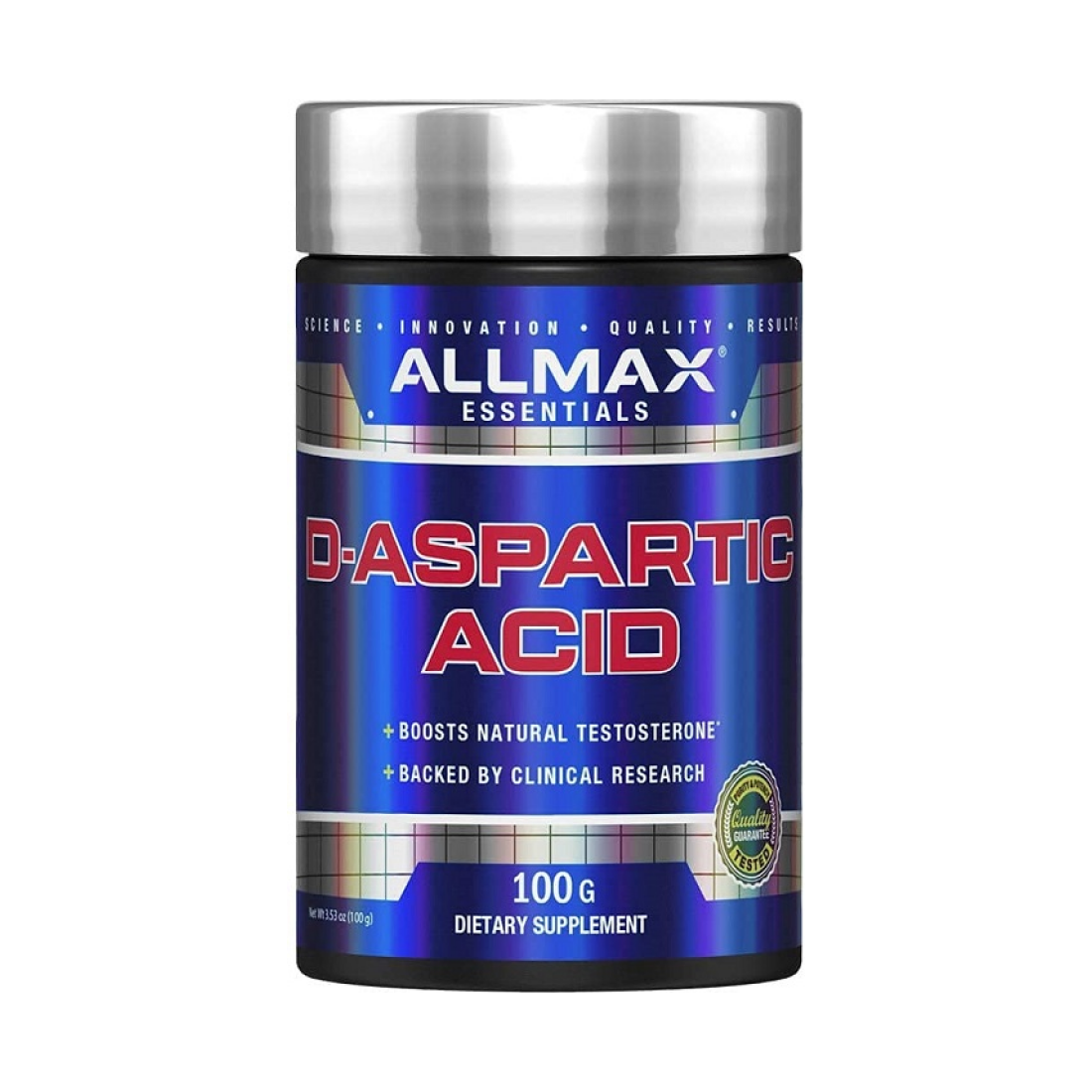 ALLMAX NUTRITION D-ASPARTIC ACID - 100 GRAMS