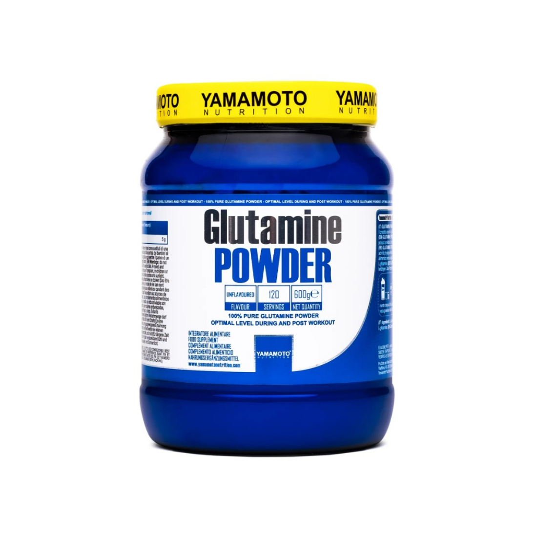 YAMAMOTO NUTRITION GLUTAMINE POWDER UNFLAVOURED - 600 GRAMS