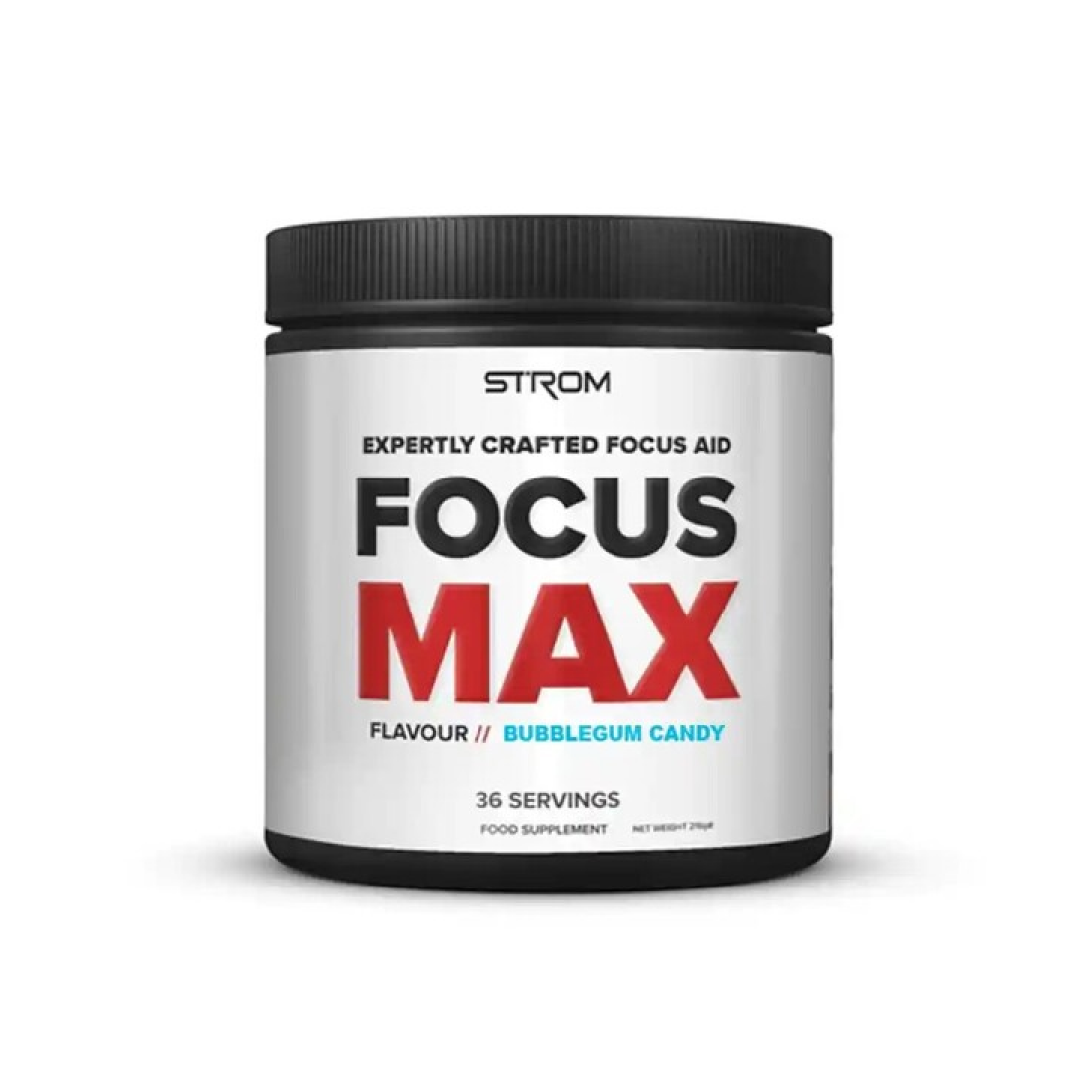 STROM SPORTS FOCUSMAX BUBBLEGUM CANDY - 216 GRAMS
