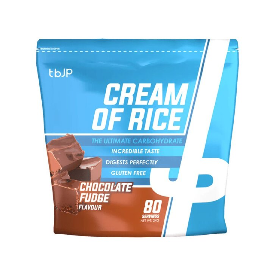 TRAINED BY JP CREAM OF RICE CHOCOLATE FUDGE - 2000 GRAMS
