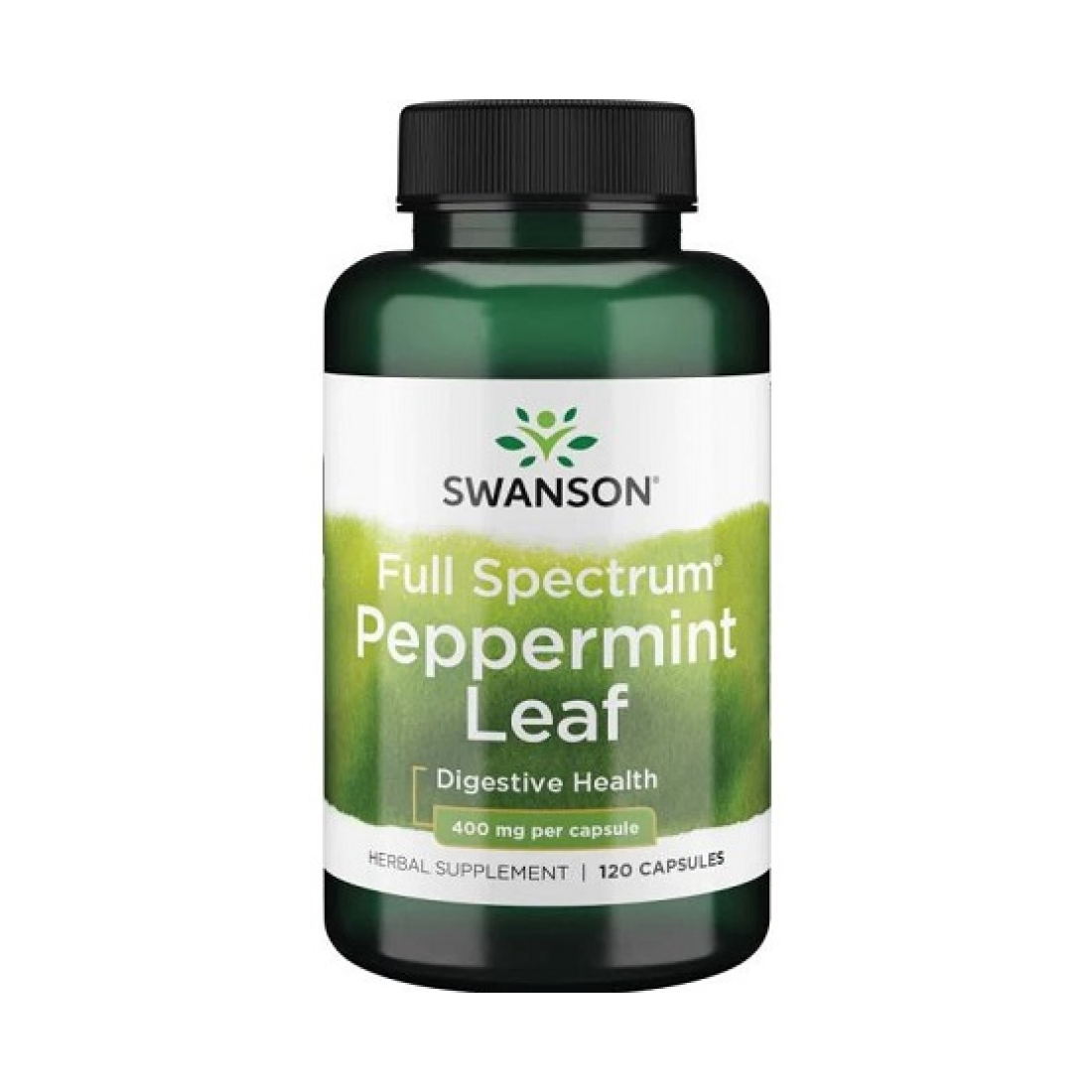 SWANSON FULL SPECTRUM PEPPERMINT LEAF 400MG - 120 CAPS