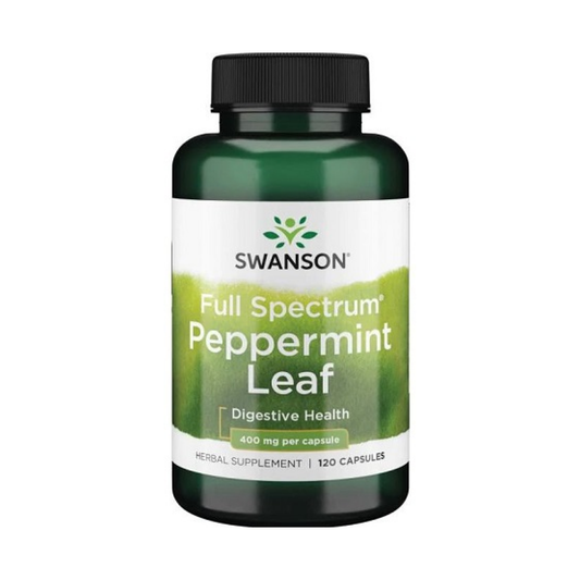 SWANSON FULL SPECTRUM PEPPERMINT LEAF 400MG - 120 CAPS