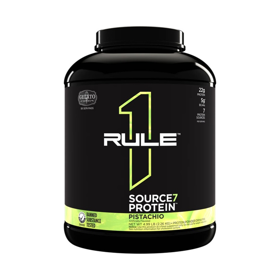 RULE ONE SOURCE7 PROTEIN PISTACHIO GELATO - 2260 GRAMS