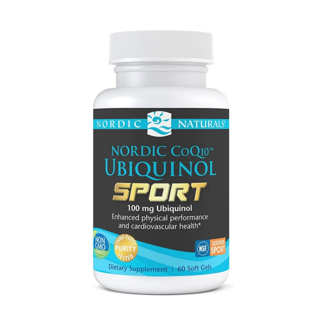 NORDIC NATURALS NORDIC COQ10 UBIQUINOL SPORT 100MG - 60 SOFTGELS