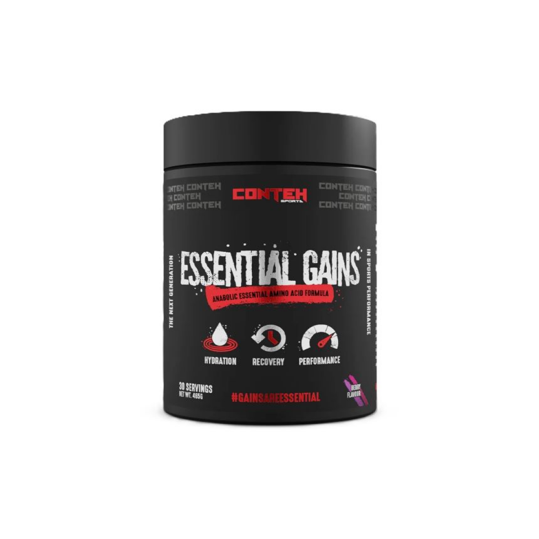 CONTEH SPORTS ESSENTIAL GAINS BERRY - 465 GRAMS
