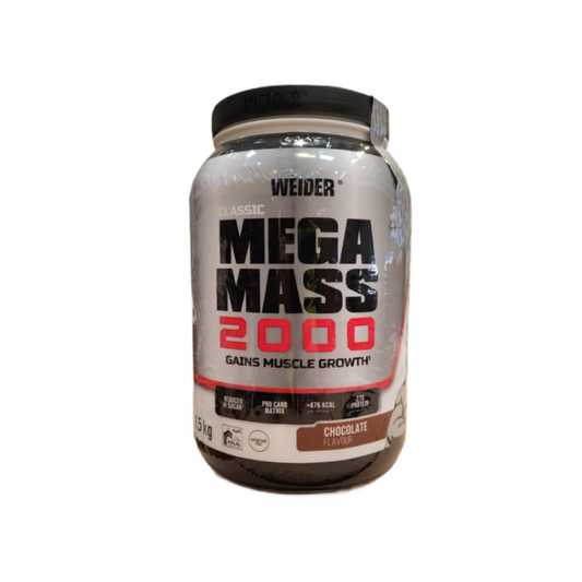 WEIDER MEGA MASS 2000 CHOCOLATE - 1500 GRAMS