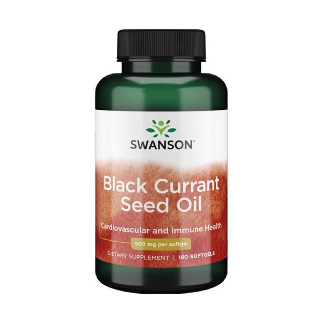 SWANSON BLACK CURRANT SEED OIL 500MG - 180 SOFTGELS