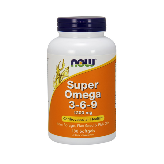 NOW FOODS SUPER OMEGA 3-6-9 1200MG - 180 SOFTGELS
