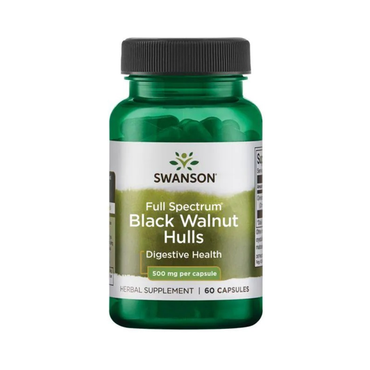 SWANSON FULL SPECTRUM BLACK WALNUT HULLS 500MG - 60 CAPS