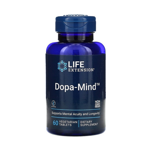 LIFE EXTENSION DOPA-MIND - 60 VEGETARIAN TABS
