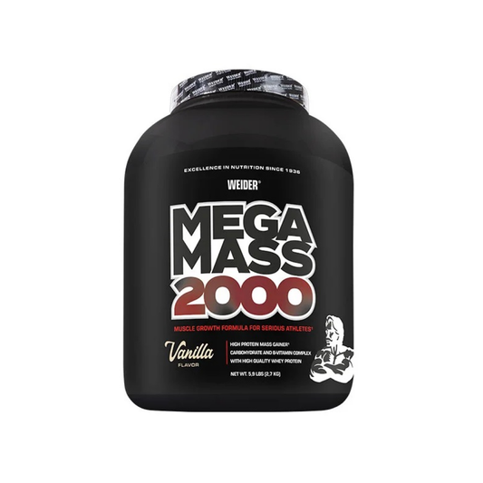 WEIDER MEGA MASS 2000 VANILLA - 2700 GRAMS