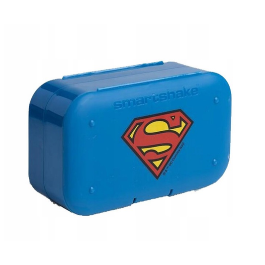 SMARTSHAKE PILL BOX ORGANIZER 2-PACK - DC SUPERMAN