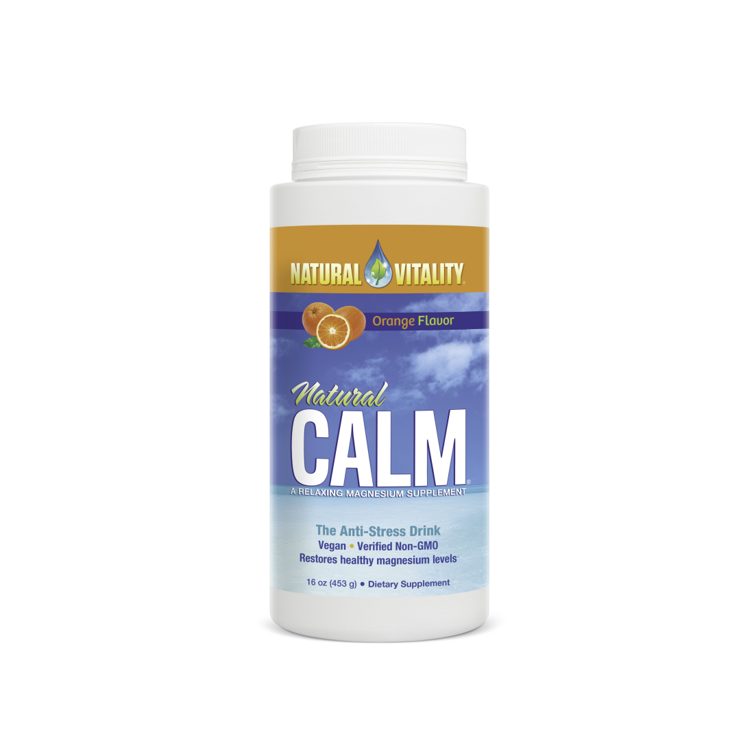 NATURAL VITALITY NATURAL CALM ORANGE - 453 GRAMS