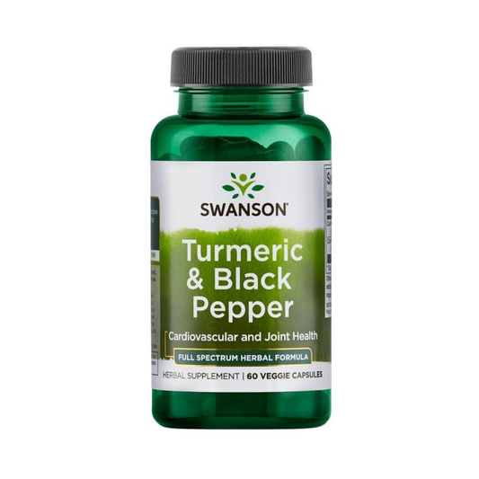 SWANSON TURMERIC & BLACK PEPPER - 60 VCAPS