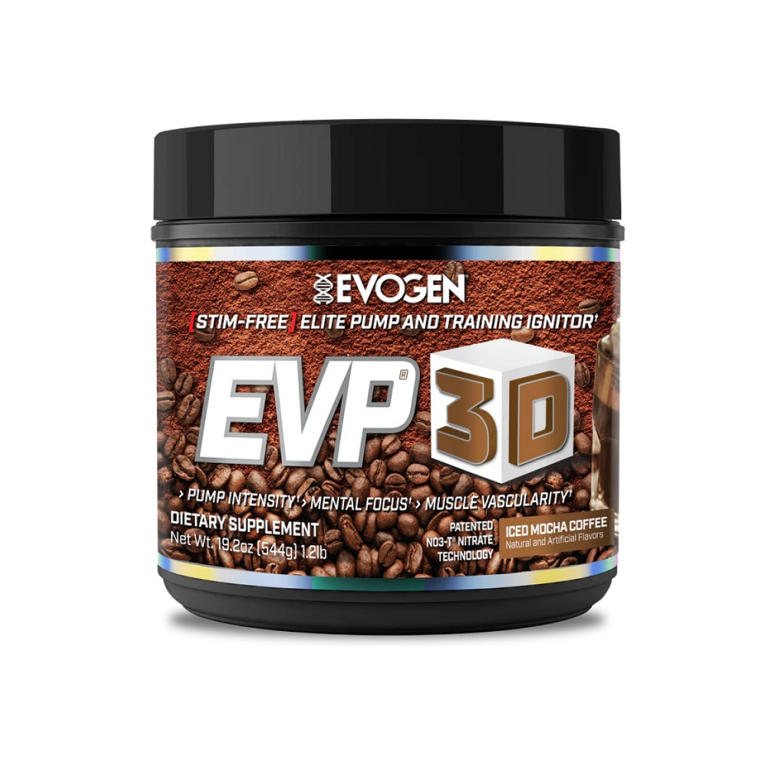 EVOGEN EVP 3D ICED MOCHA COFFEE - 544 GRAMS