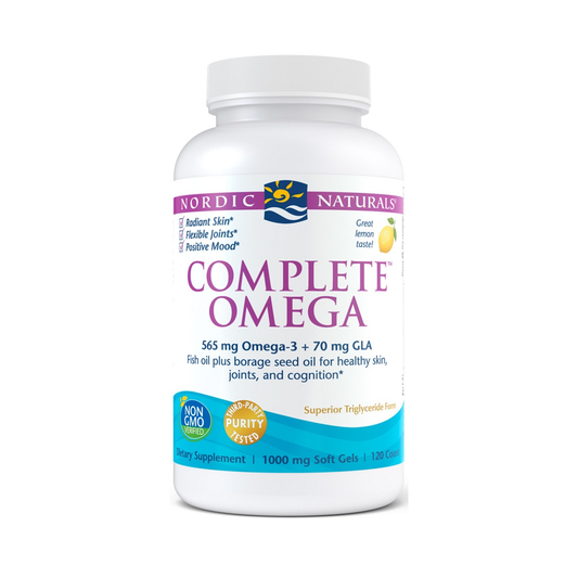 NORDIC NATURALS COMPLETE OMEGA 565MG LEMON - 120 SOFTGELS