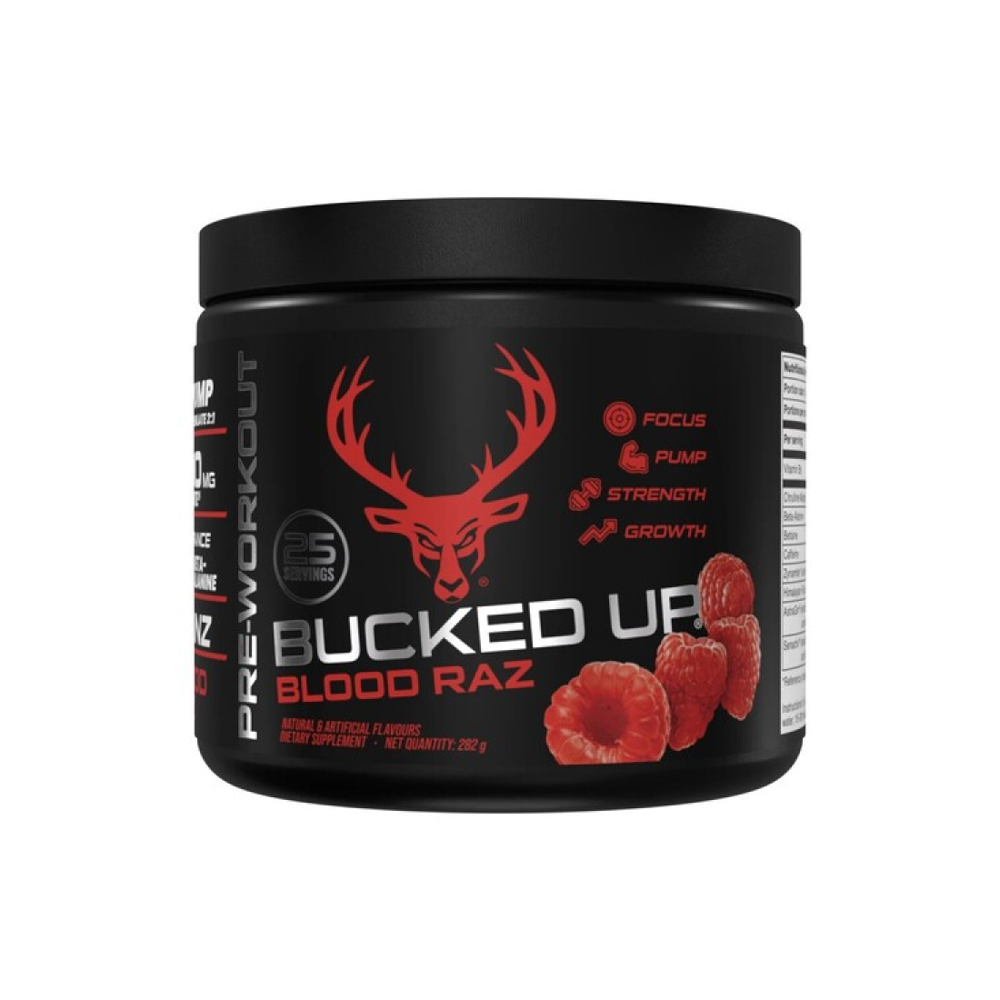 BUCKED UP BUCKED UP PRE-WORKOUT BLOOD RAZ - 282 GRAMS