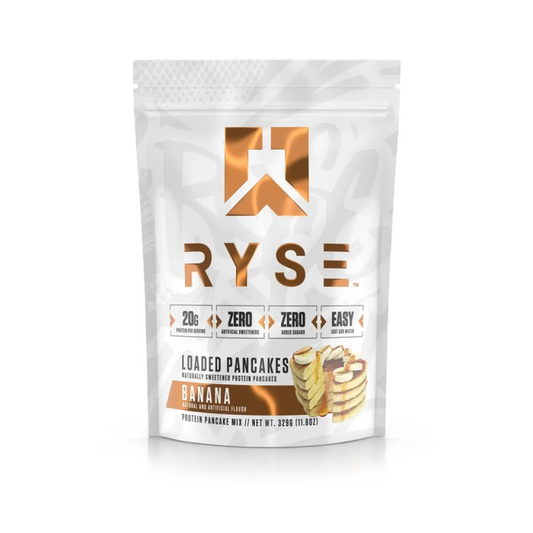 RYSE LOADED PROTEIN PANCAKES BANANA - 329 GRAMS