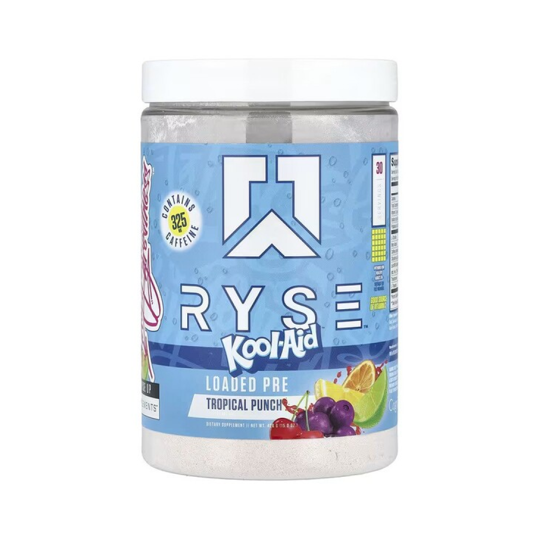 RYSE LOADED PRE KOOL-AID TROPICAL PUNCH - 426 GRAMS