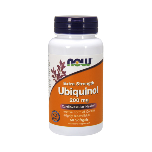 NOW FOODS UBIQUINOL 200MG - 60 SOFTGELS