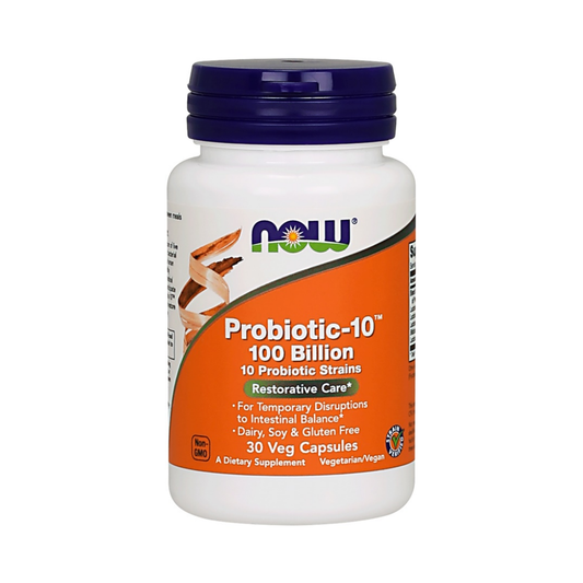 NOW FOODS PROBIOTIC-10 100 BILLION - 30 VCAPS
