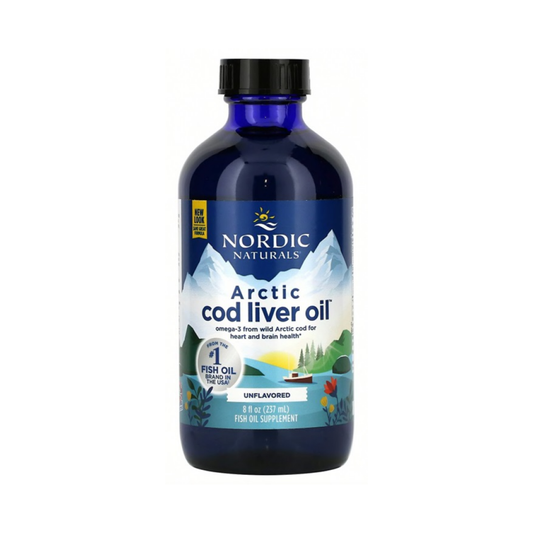 NORDIC NATURALS ARCTIC COD LIVER OIL UNFLAVORED - 237 ML