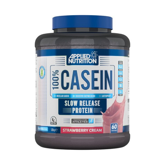 APPLIED NUTRITION 100% CASEIN PROTEIN STRAWBERRY CREAM (EAN 634158679872) - 1800 GRAMS