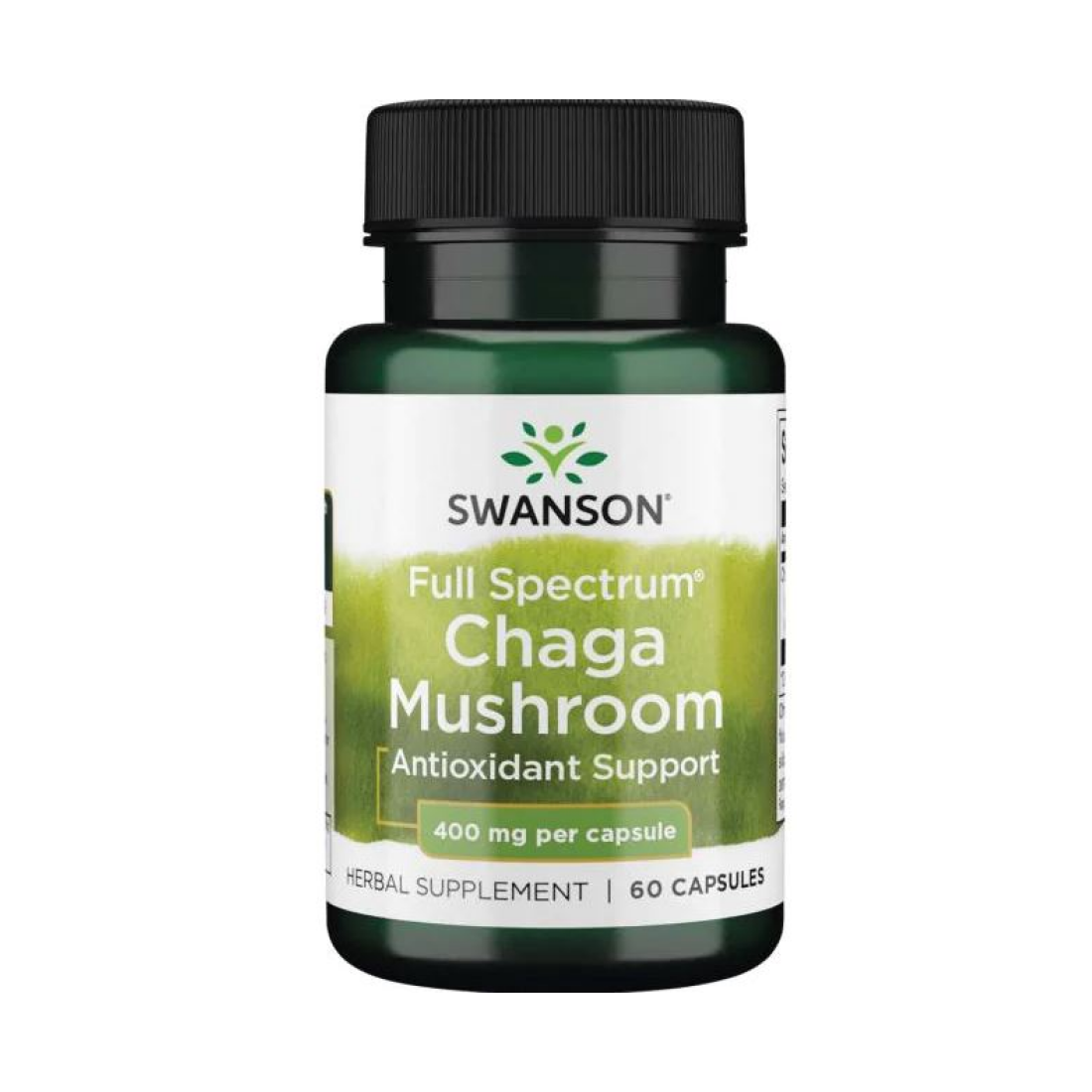 SWANSON FULL SPECTRUM CHAGA MUSHROOM 400MG - 60 CAPS