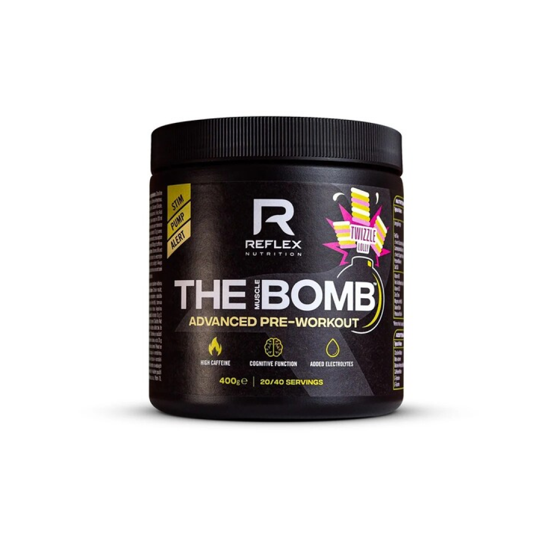 REFLEX NUTRITION THE MUSCLE BOMB TWIZZLE LOLLY - 400 GRAMS