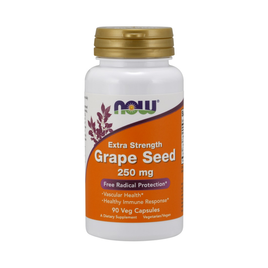 NOW FOODS GRAPE SEED 250MG EXTRA STRENGTH - 90 VCAPS