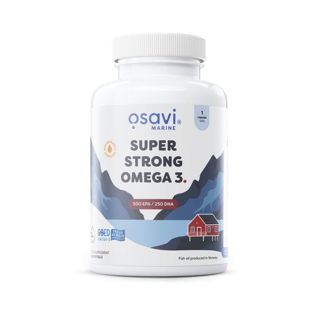 OSAVI SUPER STRONG OMEGA 3 500 EPA / 250 DHA - 120 SOFTGELS