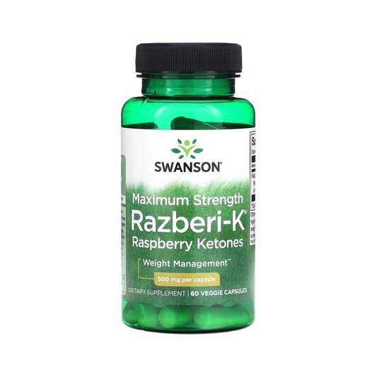 SWANSON RAZBERI-K 500MG MAXIMUM STRENGTH - 60 VCAPS