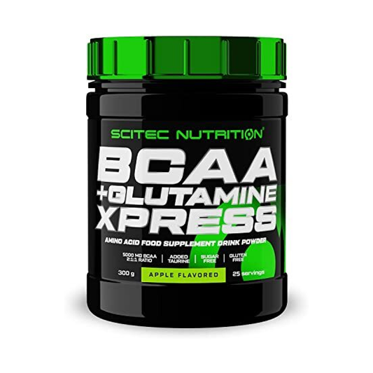 SCITEC BCAA + GLUTAMINE XPRESS APPLE - 300 GRAMS