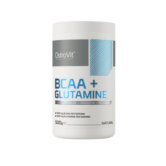 OSTROVIT BCAA + GLUTAMINE NATURAL - 500 GRAMS