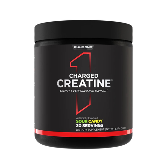 RULE ONE CHARGED CREATINE SOUR CANDY - 240 GRAMS