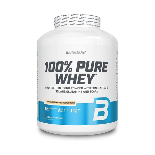 BIOTECHUSA 100% PURE WHEY CHOCOLATE PEANUT BUTTER - 2270 GRAMS