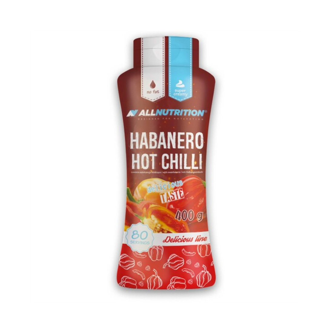 ALLNUTRITION HABANERO HOT CHILLI SAUCE - 400 GRAMS