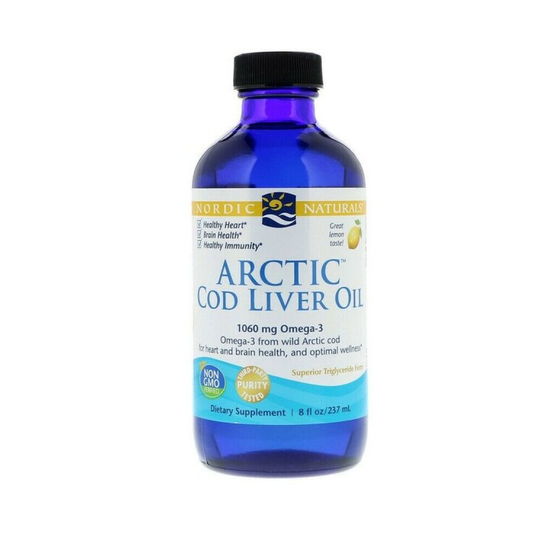 NORDIC NATURALS ARCTIC COD LIVER OIL 1060MG LEMON - 237 ML