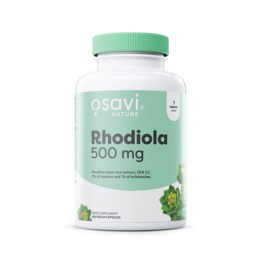 OSAVI RHODIOLA 500MG - 120 VEGAN CAPS