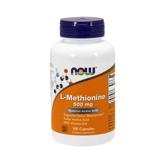NOW FOODS L-METHIONINE 500MG - 100 CAPS