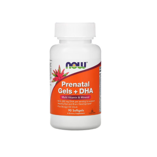 NOW FOODS PRENATAL GELS + DHA - 90 SOFTGELS