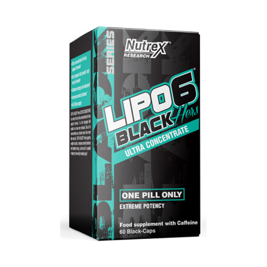 NUTREX LIPO-6 BLACK HERS ULTRA CONCENTRATE WITH CAFFEINE - 60 CAPS