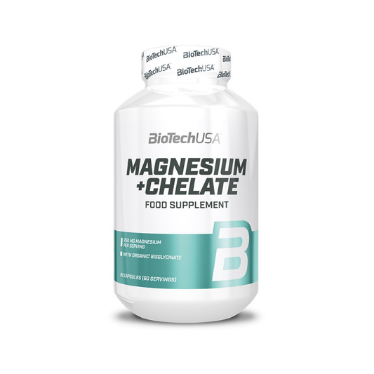 BIOTECHUSA MAGNESIUM + CHELATE - 60 CAPS