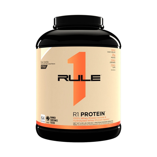 RULE ONE R1 PROTEIN NATURALLY FLAVORED PURE VANILLA - 1950 GRAMS