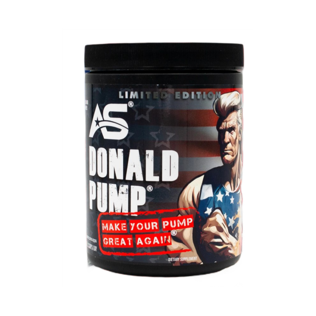 AMERICAN SUPPS DONALD PUMP AMERICAN PEACH-ICE TEA - 510 GRAMS