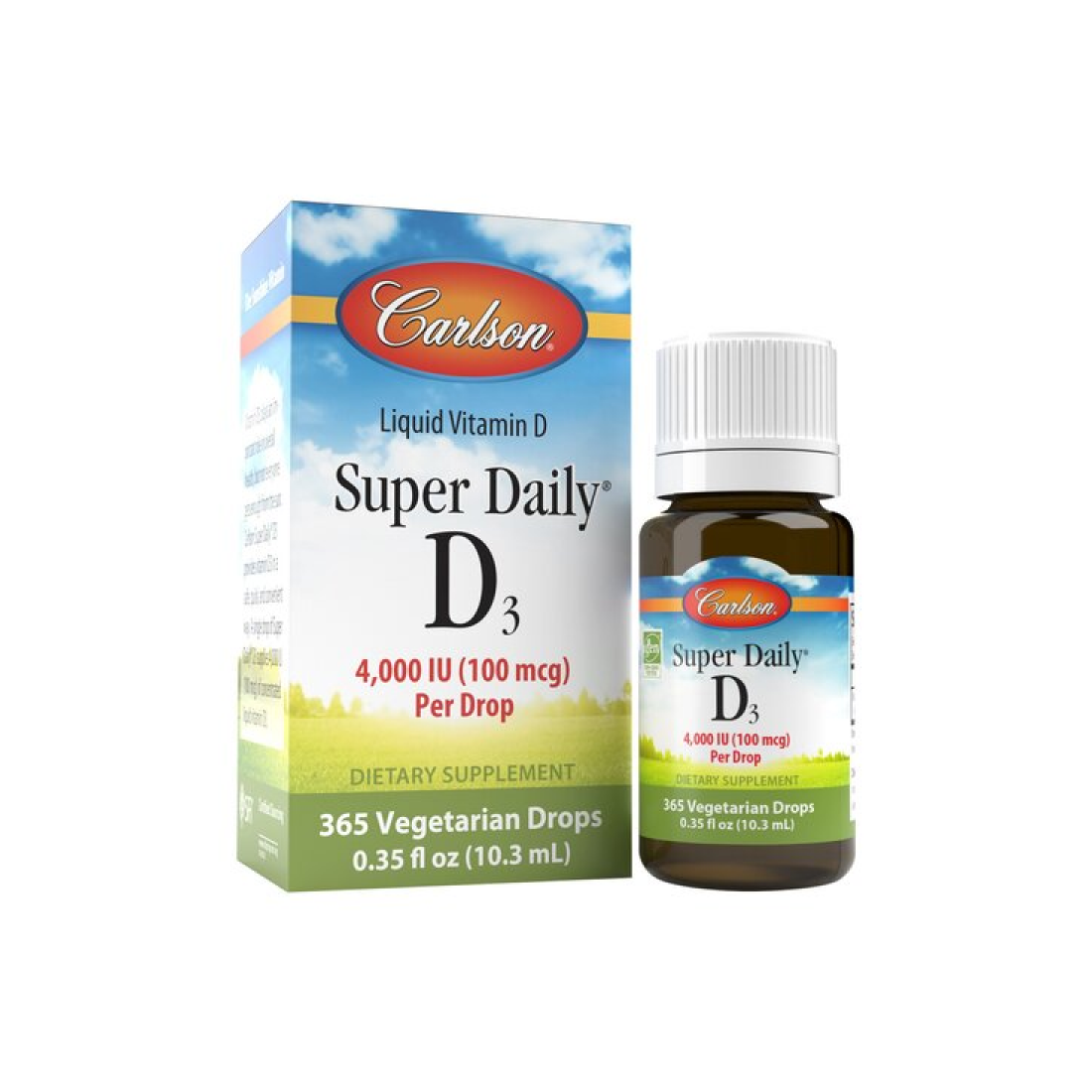 CARLSON LABS SUPER DAILY D3 4000 IU - 10 ML